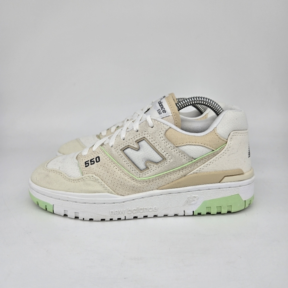 New Balance 550 Turtledove Green Aura Women's Shoes Size 7